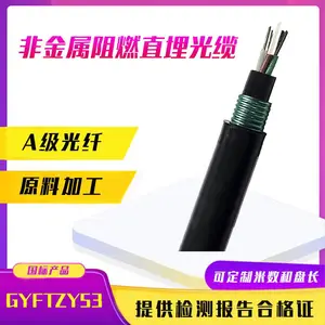 GYFTZY53-12B1铠装光纤4/8/24/48/96芯单模非金属阻燃直地埋光缆