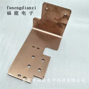 福能设计大规格异型多孔紫铜排镀锡铜排硬连接***上市