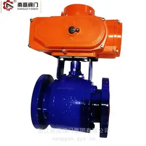 南高电动陶瓷球阀Q941TC-10C耐磨损三片式球阀Q941TC-16C