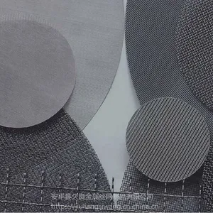 安平20目平纹编织塑料造粒机模头筛分铁丝过滤网片