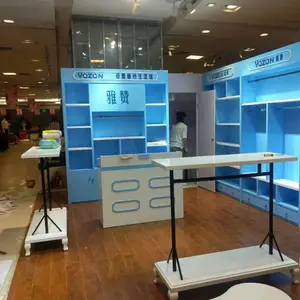 南京母婴展柜、奶粉展柜定做、母婴店装修图片案例丰富