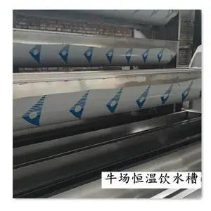 牛用保温饮水槽 牛场电加热不锈钢恒温饮水槽