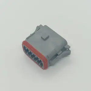 AT06-12SA矩形插头12孔13A/250V耐高温低温IP67防水抗震动
