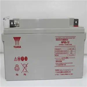 汤浅免维护铅酸蓄电池YUASA NP65-12 12V6***H UPS专用