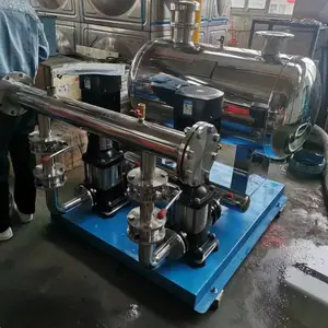 һ�廯��Ƶ�޸�ѹ��ˮ�豸 ����ˮϵͳͼ������Ƶ-��Ƶ��ˮϵ