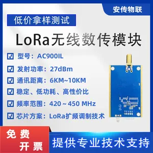 LoRa无线数据传输模块433收发plc无线通讯485串口收发模块AC900IW
