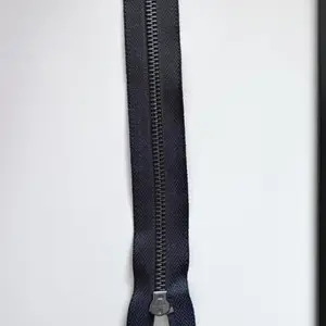 THC金属拉链 5#金属黑镍色 枪色齿闭尾拉链 半圆片
