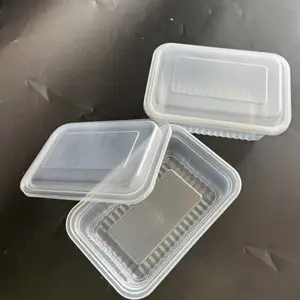 猪蹄气调锁鲜盒一次性PP塑料托盒可配盖封膜烧鸡锁鲜包装盒