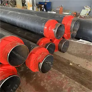 预制黑夹克保温管 市政供暖聚氨酯保温无缝钢管按需定制