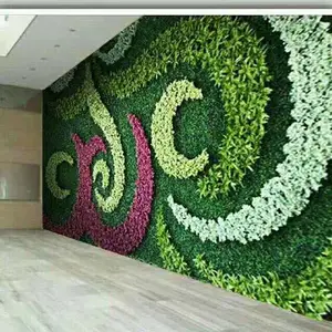 仿真绿植墙商场绿植墙餐厅植物墙户外草坪墙售楼处植物墙批发制作