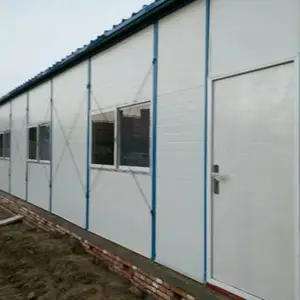 青岛简易活动板房厂家批发 工地用祈虹彩钢板房
