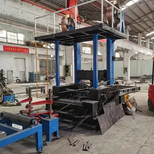 钢结构组立机 箱式柱打底盖面机 波纹腹板H型钢自动生产线