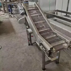 网带提升机 生产水平直线不锈钢网带输送机