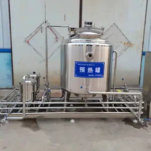 泰昌304 不锈钢预热罐厂家 鲜奶羊奶巴氏杀菌前置恒温预热设备乳品生产线配套可定制