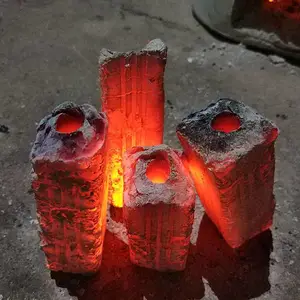 厂家直销批发优质烧烤机制木炭 韩式烤肉 烤鱼 烤鸭火锅炭取暖炭易燃耐烧