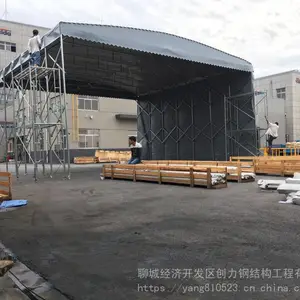 推拉篷价格_济南推拉雨棚-电动推拉篷-电动悬空篷-电动喷漆房