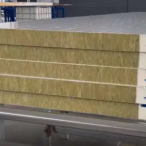 聚氨酯封边岩棉夹芯板 江苏地区优质供应商 防腐隔热 防风阻燃
