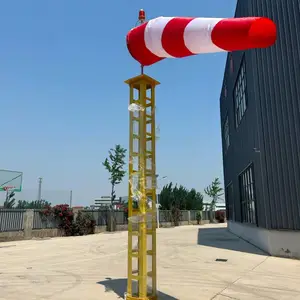 单杆式 机场易折灯杆 玻璃纤维易折杆 6米助航灯易折易碎杆