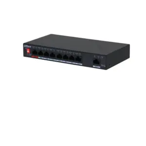 DH-S3000-8ET1ET-96 大华8口百兆PoE网络交换机 交换容量1.8Gbps 包转发率1.34Mpps