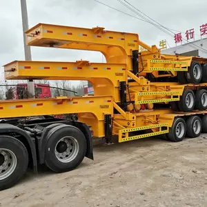 集装箱后翻自卸半挂车 20英尺集装箱后翻自卸半挂车生产厂家价格