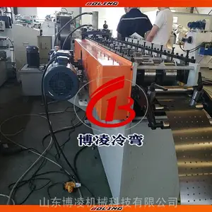 博凌 货架设备立柱辊压机 自动货架层板压型机 桥架生产线