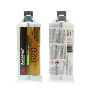 3M DP620ns黑色聚氨酯结构胶水金属塑料橡胶AB胶增韧型不流挂胶水