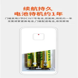 nb门磁居家隔离电子封条智能远程开门疫情防疫通知门窗防盗报警器