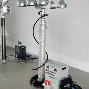 车载移动升降照明设备LED200万网络车顶云台摄像机曲臂式探照灯