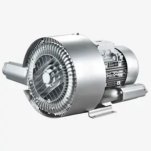 双叶轮旋涡气泵QF720-H57双段双叶侧风道鼓风机7.5KW电镀槽液搅拌养殖池的氧气补给可用