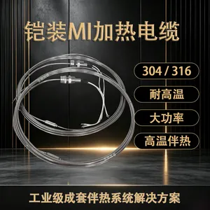 昌普MIHC矿物绝缘电缆316不锈钢真空镀膜加热丝磨具加热伴热带