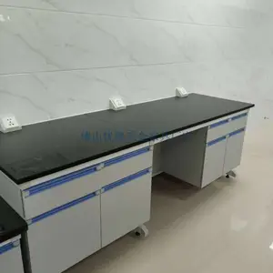 顺德钢木中央台化验室防腐化验台定做不锈钢实验台实验准备洗涤台工厂