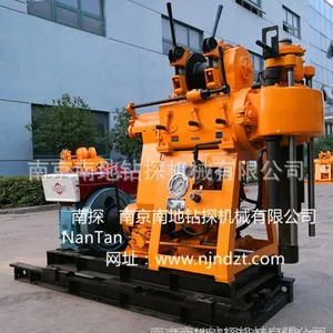 XY-200A-2型大立轴钻机（200米带水泵、移机一体机），勘探岩芯地