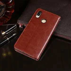 huawei华为nova 3i翻盖手机套疯马纹手机皮套多功能手机套钱包式手机保护套