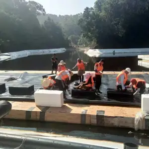 湿法施工垃圾场渗滤液调节池加盖工程施工工艺