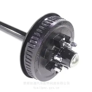拖车制动毂鼓车轴总成 | ATV拖车全地形拖车电磁手刹液压机械毂刹制动车轴总成直轴后轴通轴 | 世澳款式多样种类