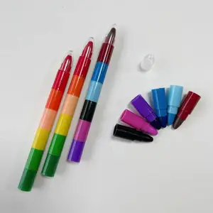 上海绘儿彩拼接蜡笔 可拼接组合儿童绘画蜡笔 OEM 定制