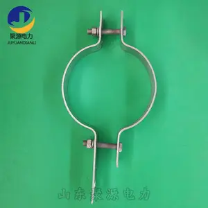 加工抱箍 电力卡箍紧固件 5*50扁铁杆用抱箍