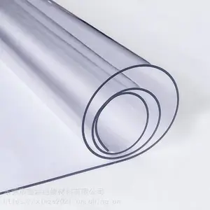 0.6-2米宽透明水晶软玻璃 透明软板pvc软玻璃 塑料板透明塑料