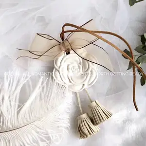 海棠花车载石膏香薰diy硅胶模具扩香石小花手工制作香氛挂件装饰