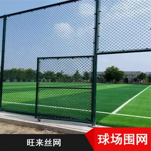 球场围网 体育场馆金属防护网 焊接框架式结构 抗冲击力强