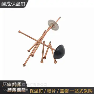 镀铜碰钉船用镀铜保温碰钉金属保温固定钉支持定制