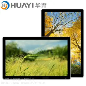 厂家直供 55寸钢化玻璃 壁挂两用横竖lcd屏广告机 智能多媒体广告机