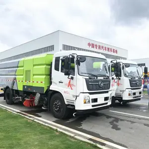 市区路面垃圾清扫车，16方东风天锦大型洗扫车