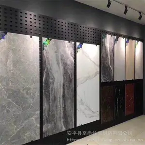 瓷砖展架冲孔管 冲孔板挂瓷砖挂钩配件 方孔展架生产厂家【至尚】