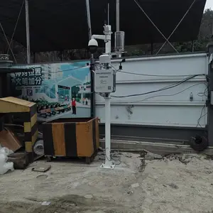 工地四周场界点位布设噪声监测设备 全施工周期噪声持续监测站