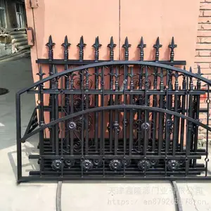 天津铁艺围栏制作厂家,小区铁艺围墙护栏安装