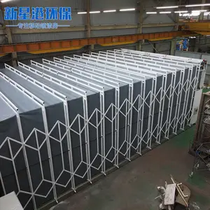厂家直供移动喷漆房全自动轨道折叠伸缩式工业环保喷漆房支持定制