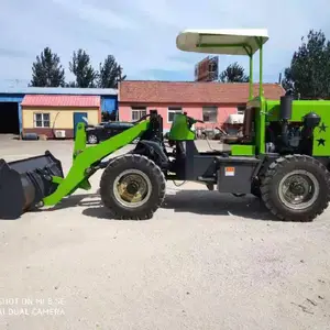 大牛牛家用铲车养殖场抓草机清理粪便四驱柴油装载机
