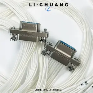 J30J矩形连接器J30J-15TJL/J30-15TJL-500 插头拍前咨询