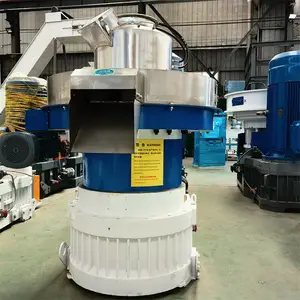 小麦秸秆免黄油制粒机 90KW稻壳造粒机 生物质燃料设备